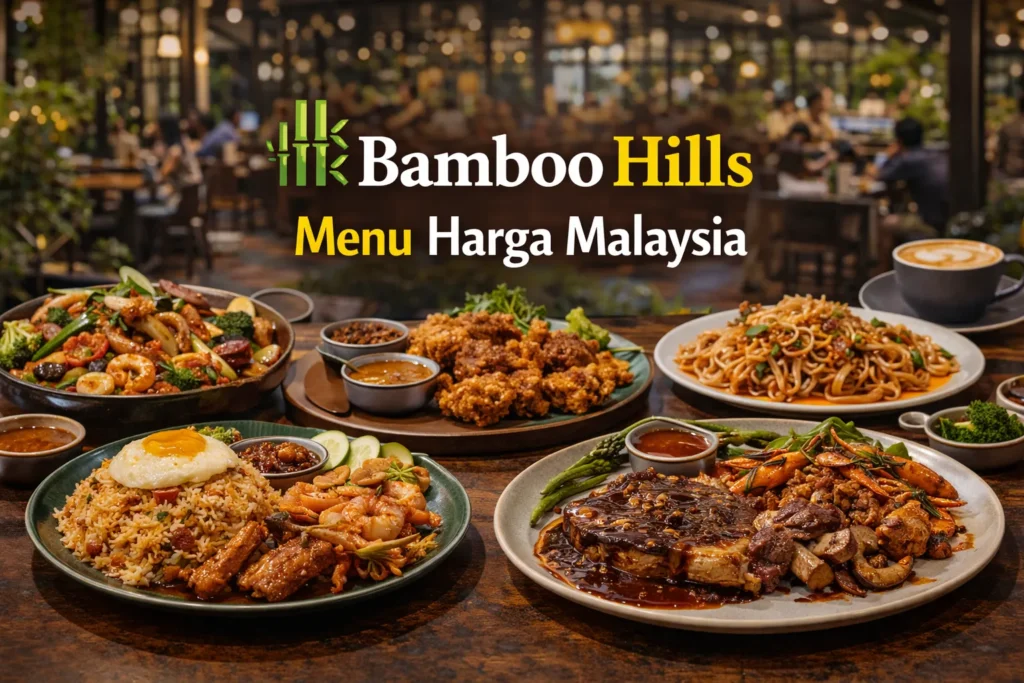 Bamboo Hills Menu Harga Malaysia