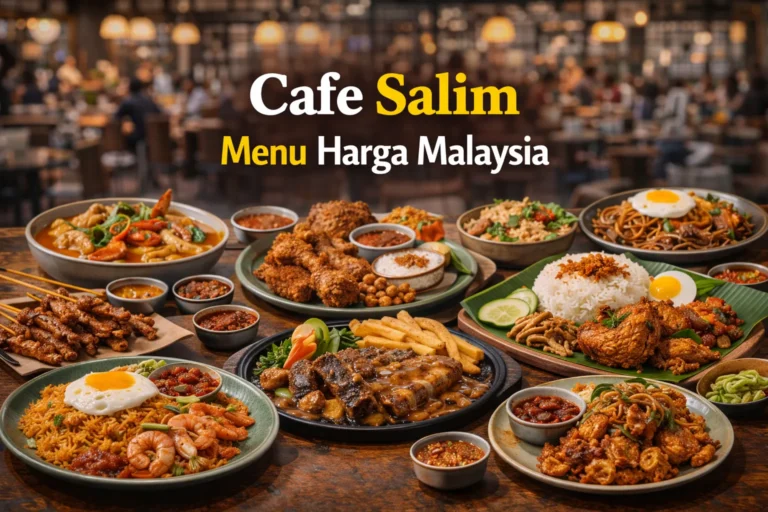 Cafe Salim Menu Harga Malaysia