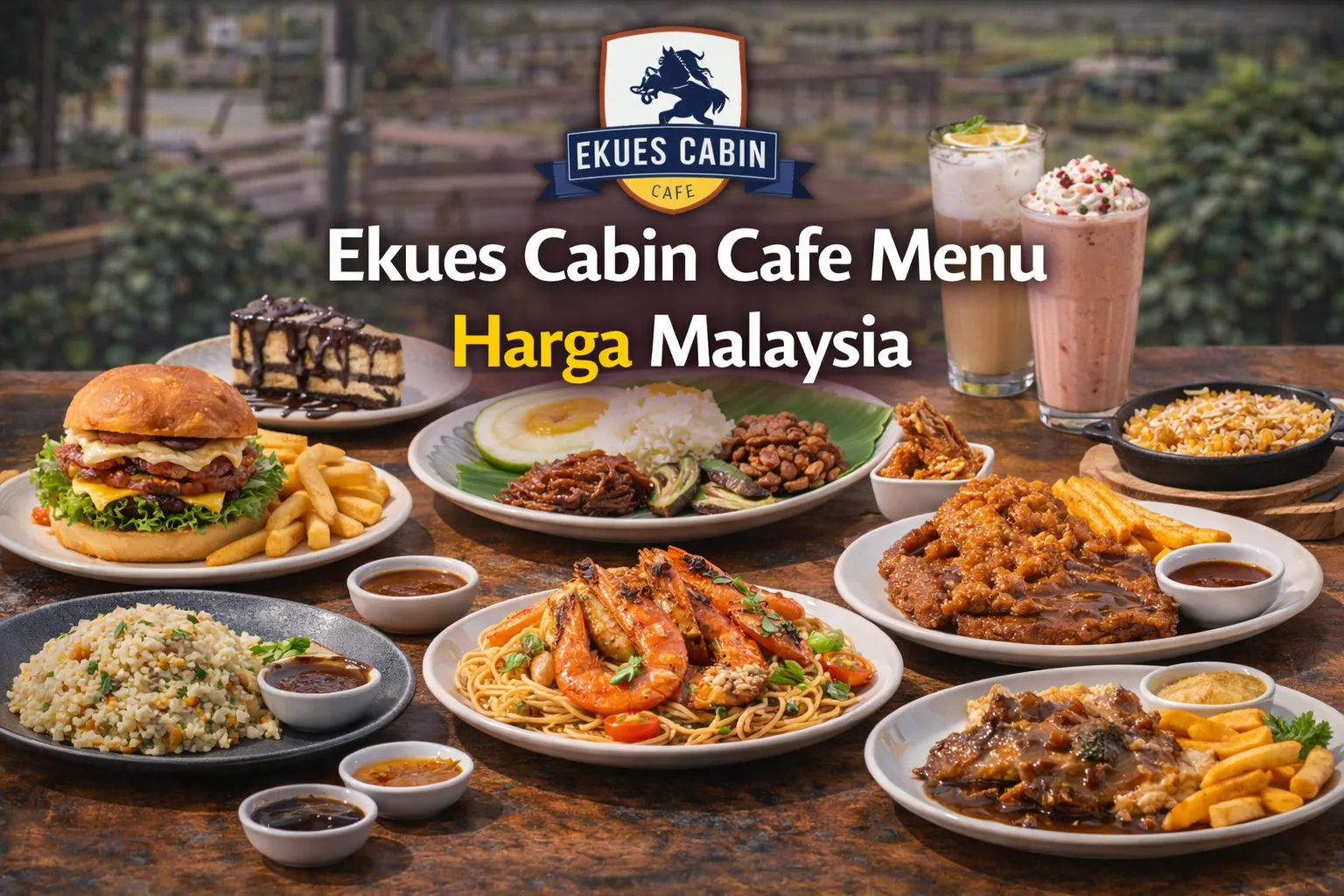 Ekues Cabin Cafe Menu Harga Malaysia