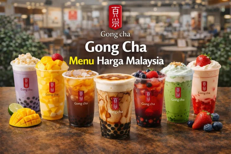Gong Cha Menu Harga Malaysia