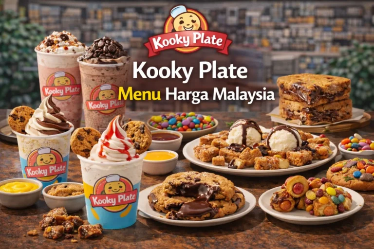 Kooky Plate Menu Harga Malaysia