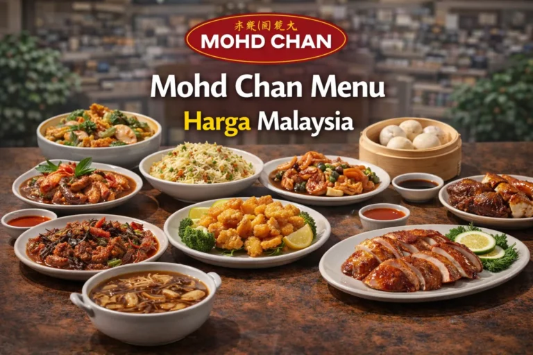 Mohd Chan Menu Harga Malaysia