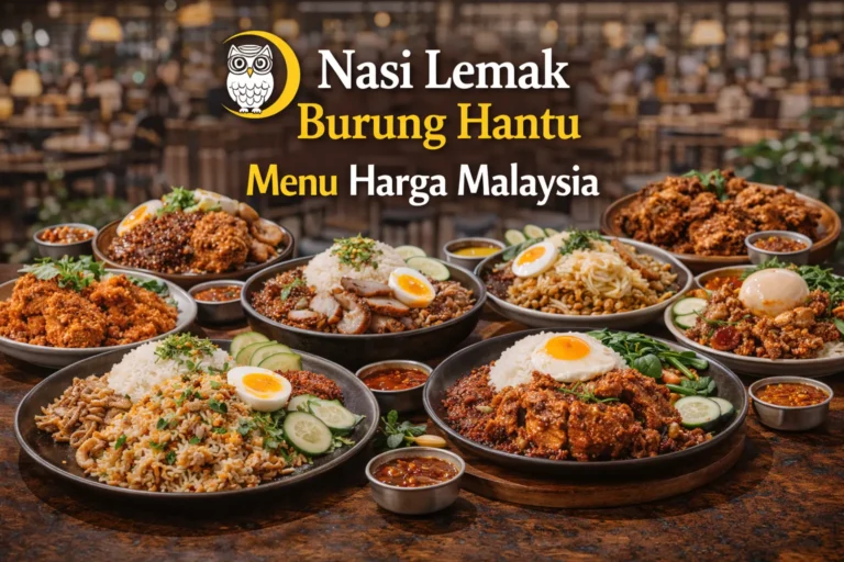 Nasi Lemak Burung Hantu Menu Harga Malaysia