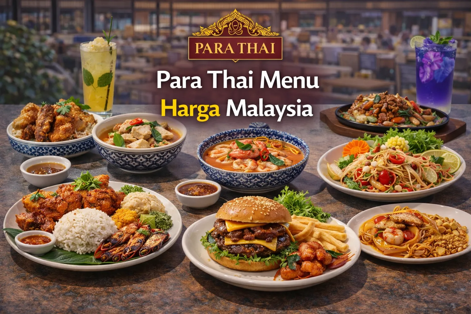 Para Thai Menu Harga Malaysia