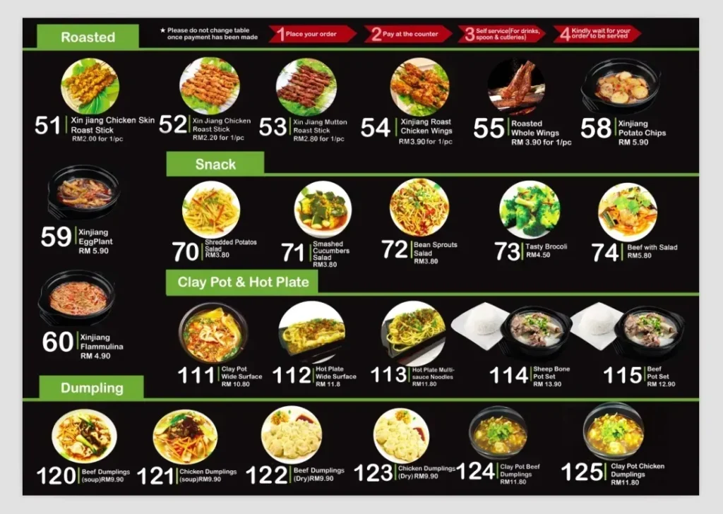 Salam Noodles Gravy Noodle Menu