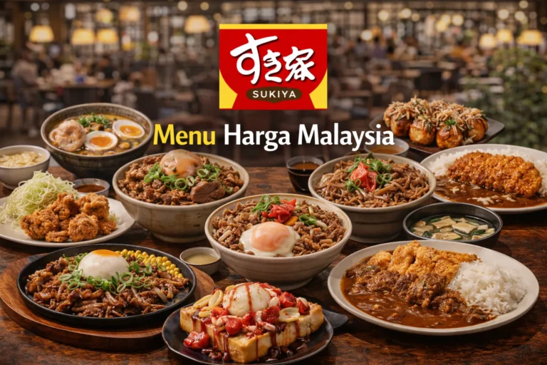Sukiya Menu Harga Malaysia