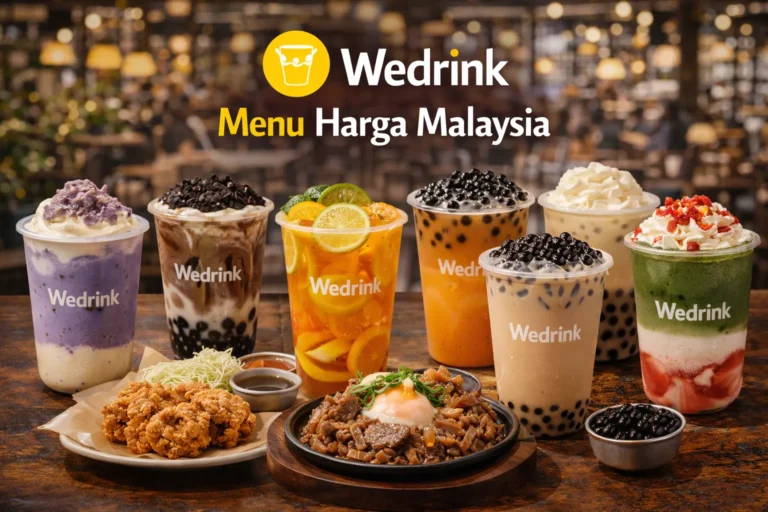 Wedrink Menu Harga Malaysia