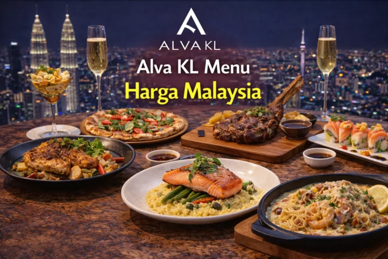 Alva KL Menu Harga Malaysia