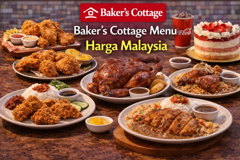 Baker’s Cottage Menu Harga Malaysia