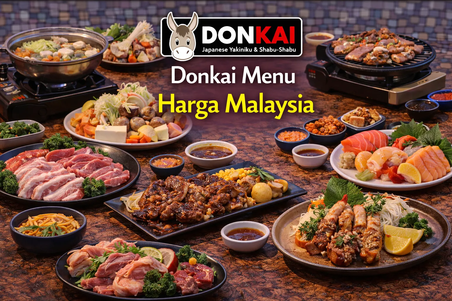 Donkai Menu Harga Malaysia