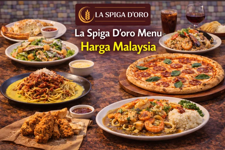 La Spiga D'oro Menu Harga Malaysia