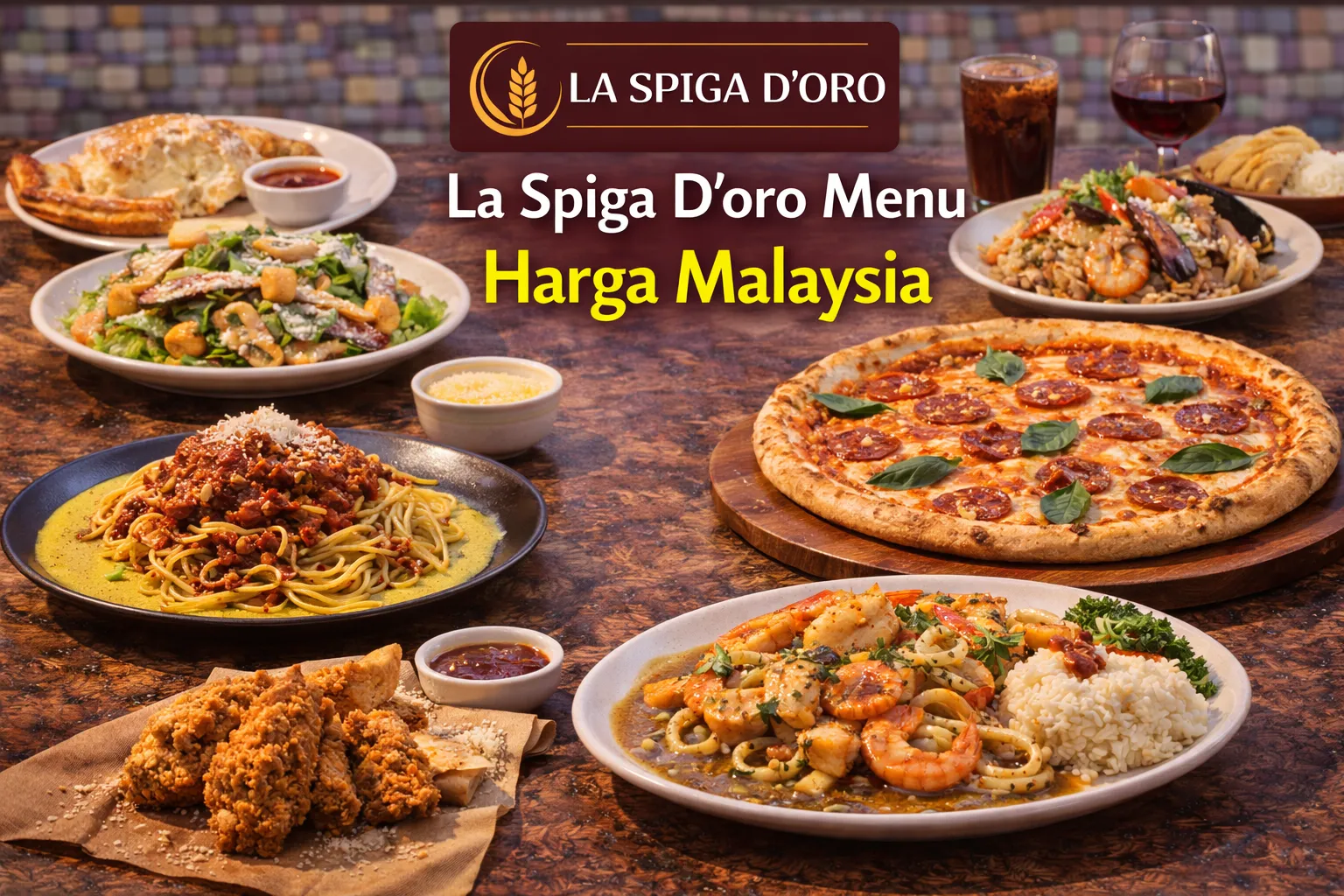 La Spiga D'oro Menu Harga Malaysia