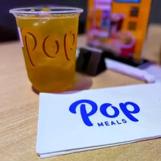 Pop Meals Drinks Menu