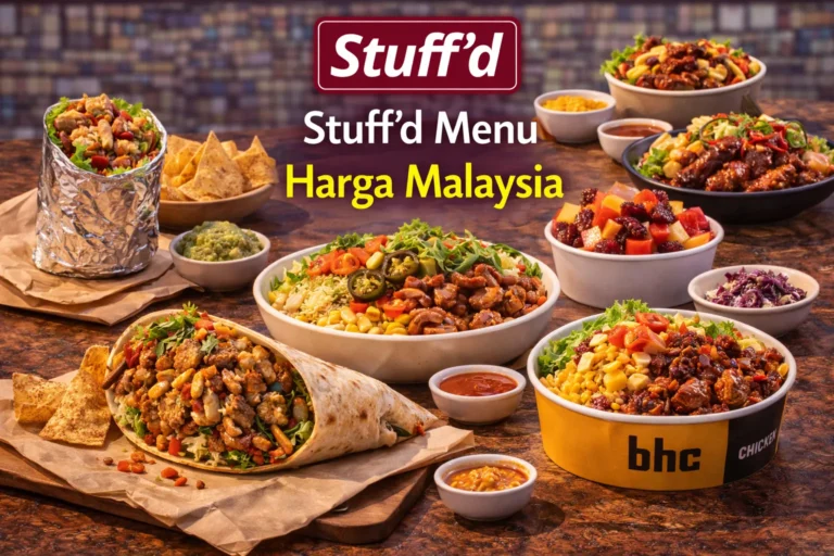 Stuff'd Menu Harga Malaysia