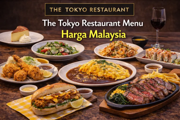 The Tokyo Restaurant Menu Harga Malaysia