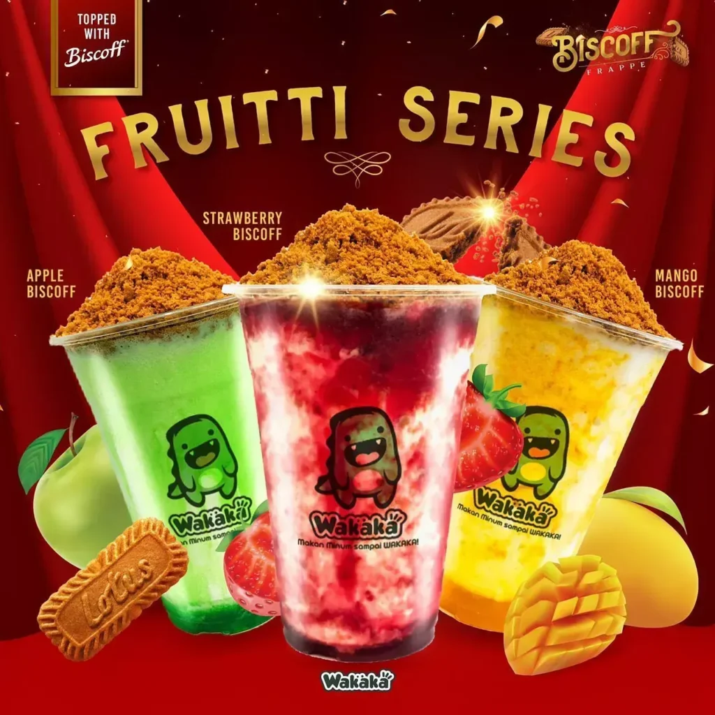 Wakaka Biscoff Series Menu