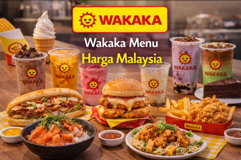 Wakaka Menu Harga Malaysia