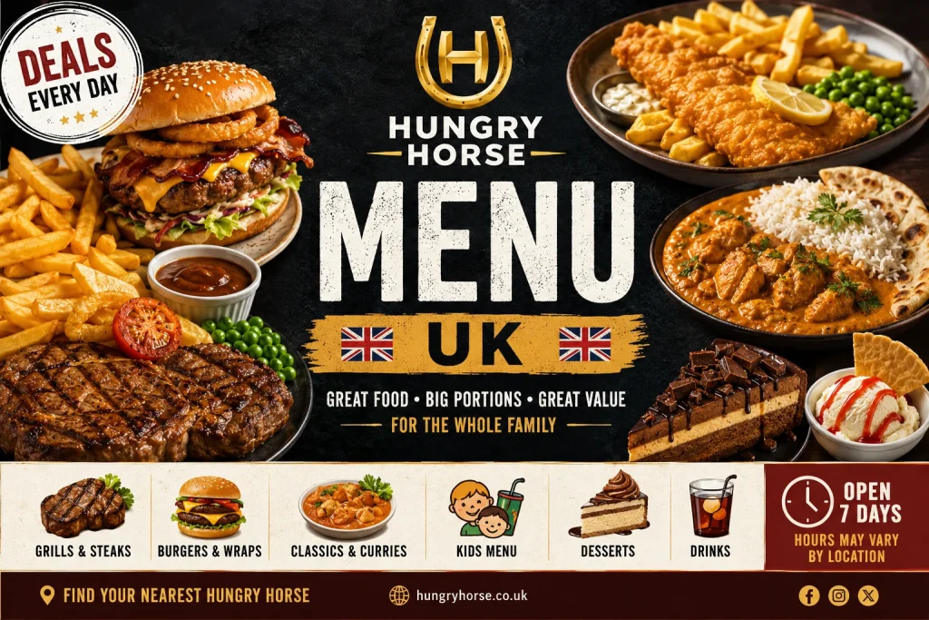 Hungry Horse Menu UK