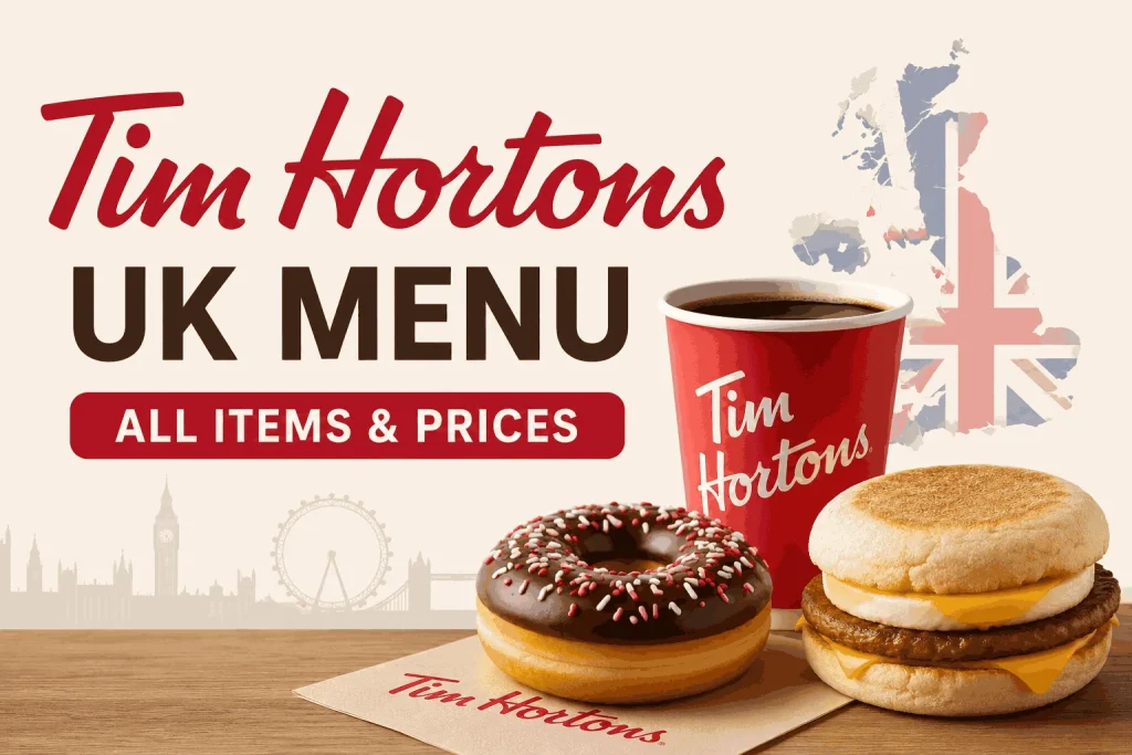 Tim Hortons Menu UK